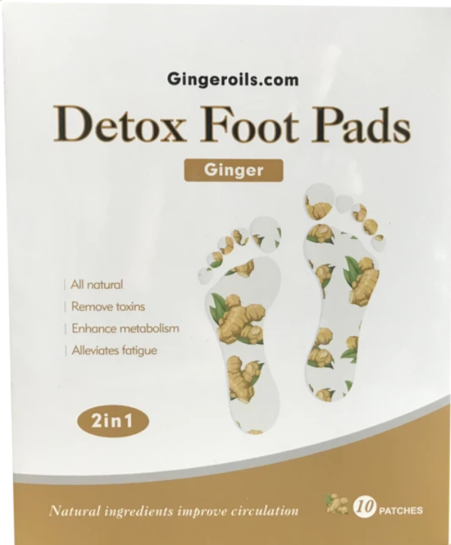 All-Natural Ginger Detox Foot Pads (10 Patches)