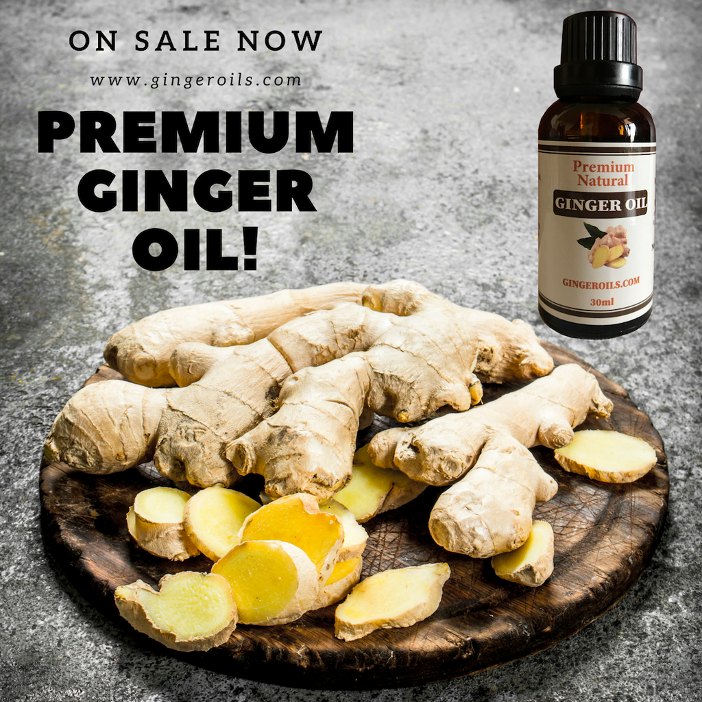 Lymphatic Drainage Ginger Oil - Premium 100% Natural